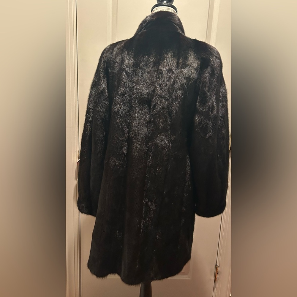 ADOLFO Mink Fur Coat Womens size 12 NEW - Picture 4 of 16